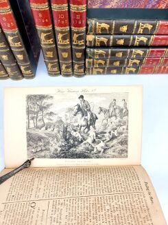 [KALENDARZ MYŚLIWSKI I SPORTOWY] THE SPORTING MAGAZINE OR MONTHLY CALENDAR Londyn 1792-1821, 13 woluminów - 15