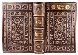 Lewis - The Chronicles Of Narnia  Leather Rebound fore-edge painting - 2