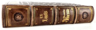 Lewis - The Chronicles Of Narnia  Leather Rebound fore-edge painting - 4