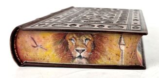 Lewis - The Chronicles Of Narnia  Leather Rebound fore-edge painting - 8