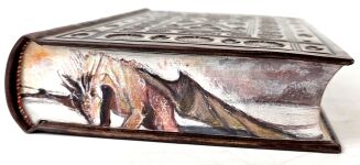 Lewis - The Chronicles Of Narnia  Leather Rebound fore-edge painting - 9