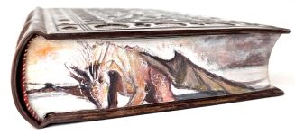 Lewis - The Chronicles Of Narnia  Leather Rebound fore-edge painting - 10