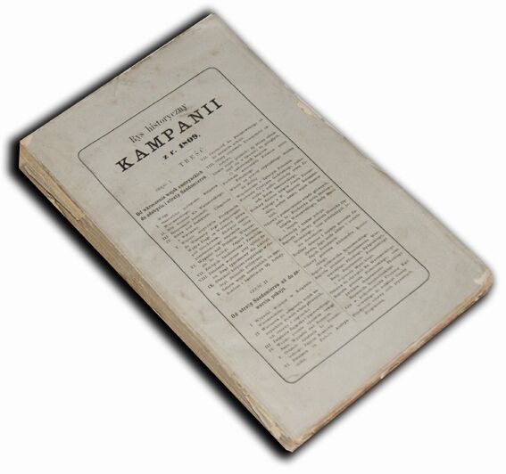 RYS HISTORYCZNY KAMPANII z r.1809 [wojna polsko-austriacka] wyd.1869r.