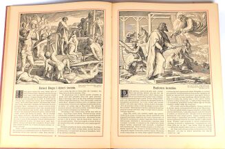 PISMO ŚWIĘTE W OBRAZACH  Oryginał OPRAWA RYCINY - 8