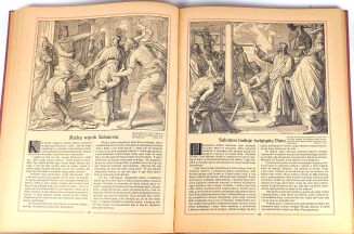 PISMO ŚWIĘTE W OBRAZACH  Oryginał OPRAWA RYCINY - 12