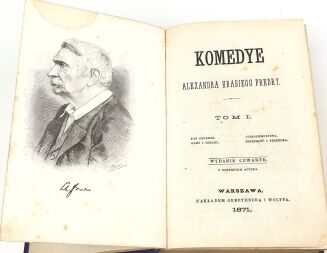 FREDRO- KOMEDYE T. I-V [komplet w 2 wol.] wyd. 1871 - 2