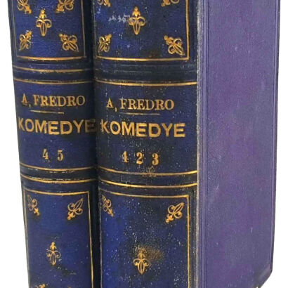 FREDRO- KOMEDYE T. I-V [komplet w 2 wol.] wyd. 1871