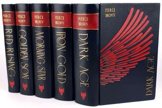PIERCE BROWN - RED RISING SERIES vol. 1-5 [complete set], leather rebound - 3
