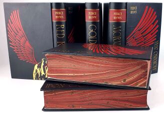 PIERCE BROWN - RED RISING SERIES vol. 1-5 [complete set], leather rebound - 5