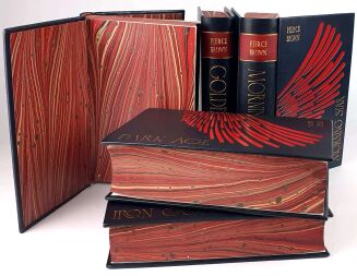 PIERCE BROWN - RED RISING SERIES vol. 1-5 [complete set], leather rebound - 6