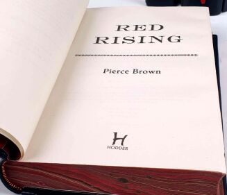 PIERCE BROWN - RED RISING SERIES vol. 1-5 [complete set], leather rebound - 11