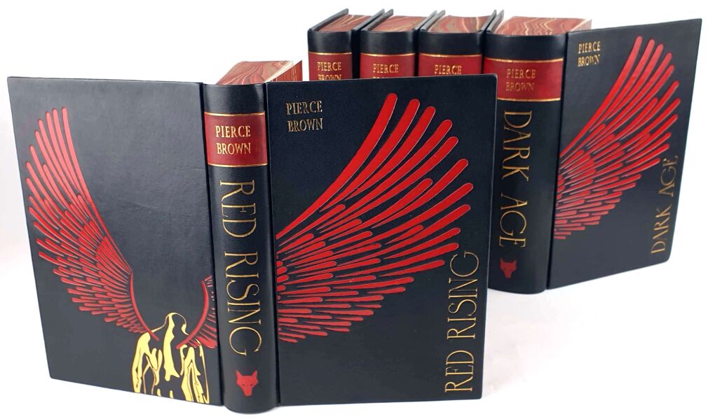 PIERCE BROWN - RED RISING SERIES vol. 1-5 [complete set], leather rebound
