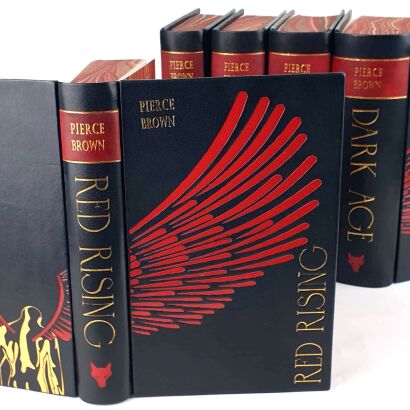 PIERCE BROWN - RED RISING SERIES vol. 1-5 [complete set], leather rebound