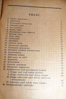 SROCZYŃSKI - SZKLARZ praktyczne wiadomości dla pracowników zawodu szklarskiego wyd.1920r.  - 4