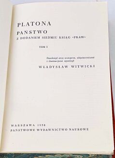 PLATON- PAŃSTWO t. 1-2 [komplet w 1 wol.] 1958 - 7