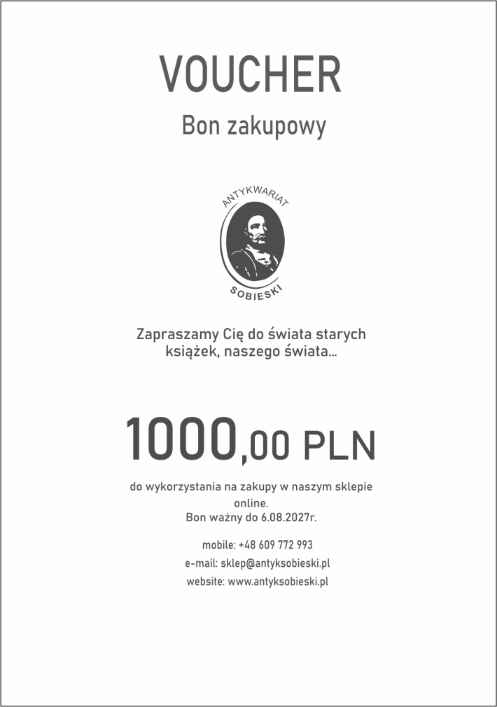 VOUCHER Bon zakupowy
