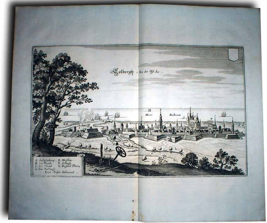 MERIAN- COLBERGH [KOŁOBRZEG] 1652r.