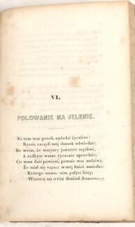 [POEZYE MYŚLIWSKIE, SZTUKA UKŁADANIA PSÓW, SŁOWNIK ŁOWIECKI] KICIŃSKI - POEZYE BRUNONA HRABI KICIŃSKIEGO t.1-4 [w 2 wol.] 1840 - 6