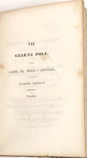 [POEZYE MYŚLIWSKIE, SZTUKA UKŁADANIA PSÓW, SŁOWNIK ŁOWIECKI] KICIŃSKI - POEZYE BRUNONA HRABI KICIŃSKIEGO t.1-4 [w 2 wol.] 1840 - 5