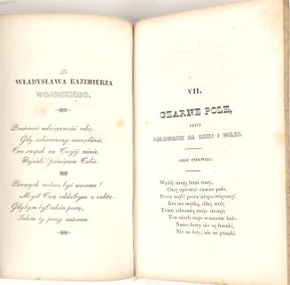 [POEZYE MYŚLIWSKIE, SZTUKA UKŁADANIA PSÓW, SŁOWNIK ŁOWIECKI] KICIŃSKI - POEZYE BRUNONA HRABI KICIŃSKIEGO t.1-4 [w 2 wol.] 1840 - 4