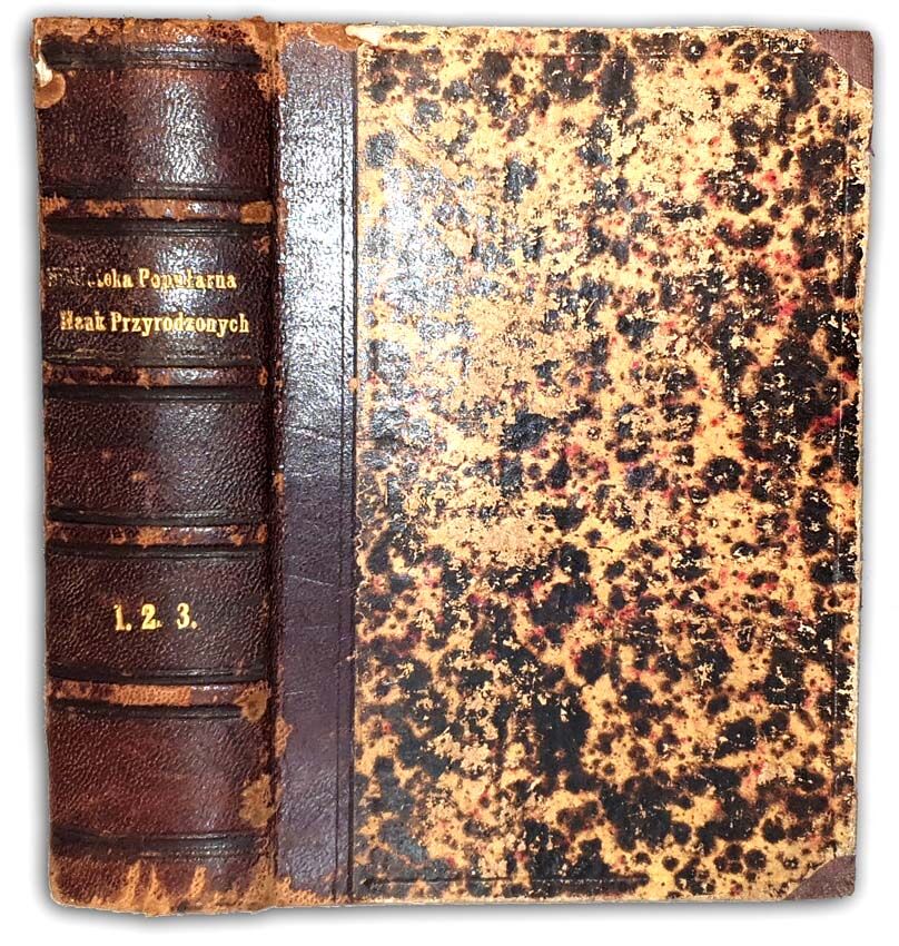 BERNSTEIN - BIBLIOTEKA NAUK PRZYRODZONYCH t.1-3 [współoprawne] wyd. 1858 