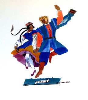 STRYJEŃSKA - TAŃCE POLSKIE. TEKA. Kraków 1929 - 7