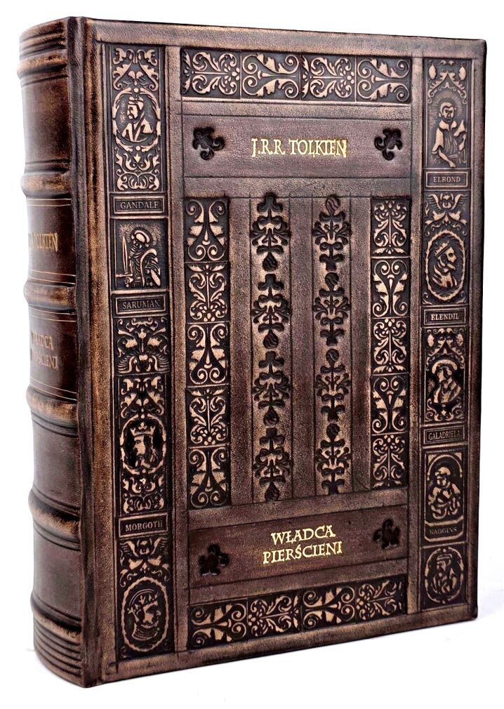 TOLKIEN- WŁADCA PIERŚCIENI ekskluzywna oprawa skórzana