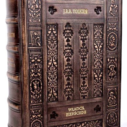 TOLKIEN- WŁADCA PIERŚCIENI ekskluzywna oprawa skórzana