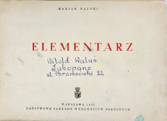 FALSKI- ELEMENTARZ wyd. 1955r. ładny egzemplarz - 2