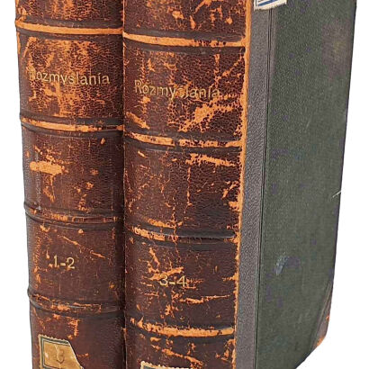 CHAIGNON - ROZMYŚLANIA DLA WIERNYCH T.1-4 [komplet w 2 wol.] wyd. 1895