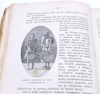 POTOCKI - W KRAINIE MASSAJÓW wyd. 1928r. 31 ilustracji polowania - 3