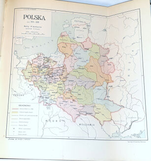 POLSKA JEJ DZIEJE I KULTURA t. I-III [komplet] oryginał, rzadki wariant oprawy, obwoluty - 30