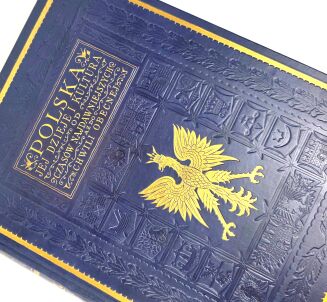 POLSKA JEJ DZIEJE I KULTURA t. I-III [komplet] oryginał, rzadki wariant oprawy, obwoluty - 9