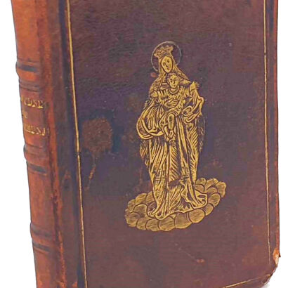 BATAILLE, GORZELAŃSKI - PRZEWODNIK DO PIERWSZEJ KOMMUNJI ŚWIĘTEJ 1871 skóra