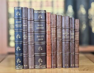 Book Personalization – Custom Initials & Personal Dedication - Leather-Bound Books - 4