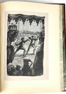 SHEAKSPEARE - PIEC DRAMATOW / FIVE DRAMAS. Illustrated by Janina Konarska, luxury leather binding. - 10