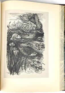 SHEAKSPEARE - PIEC DRAMATOW / FIVE DRAMAS. Illustrated by Janina Konarska, luxury leather binding. - 12