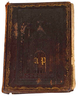 DUNIN - KSIĄŻKA DO NABOŻEŃSTWA wyd.1853r. Oprawa katedralna, skóa z epoki - 3