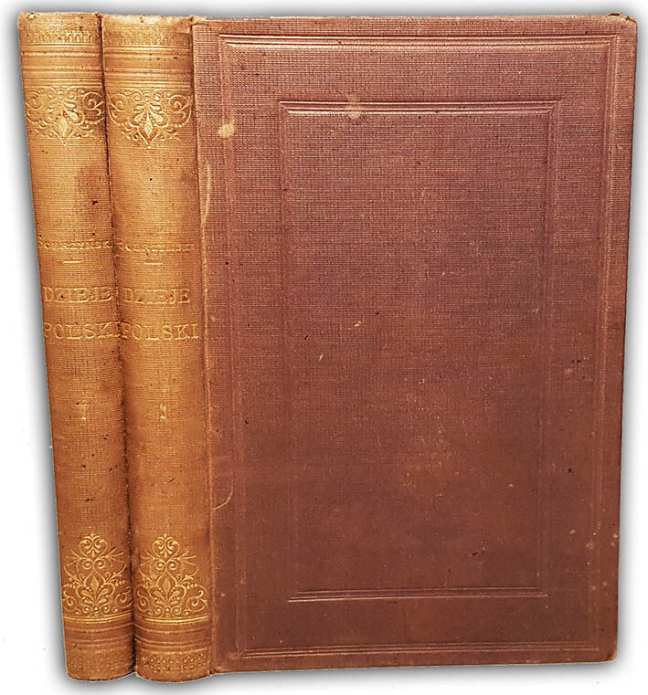BOBRZYŃSKI - DZIEJE POLSKI  t.1-2 (komplet w 2wol.) wyd. 1880r. 