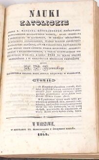 KONIGSDORFER- NAUKI KATOLICKIE T.I-II 1845 - 3