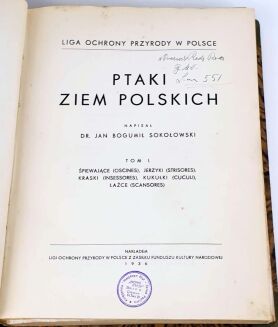 SOKOŁOWSKI - PTAKI ZIEM POLSKICH T.1 1936 - 3