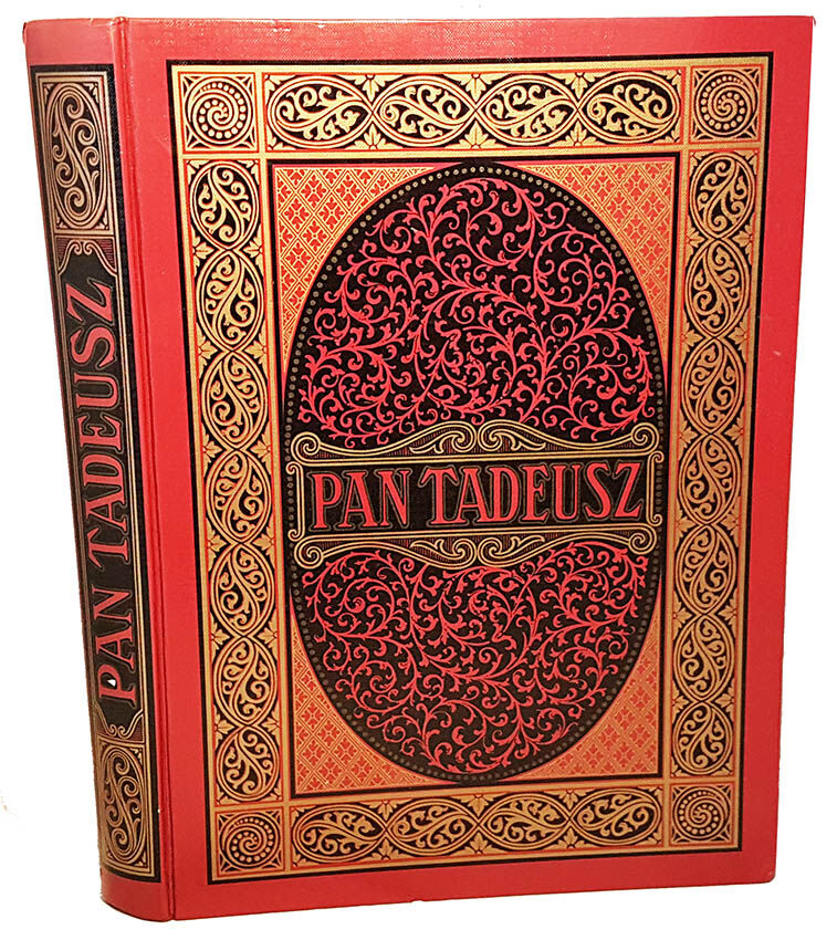 MICKIEWICZ- PAN TADEUSZ z illustracjami E. M. Andriollego OPRAWA folio