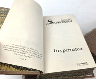 Andrzej Sapkowski - Trylogia husycka - The Hussite Trilogy, 1st edition, luxury leather binding, signed by the Author! - 7