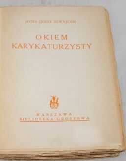JOTES [JERZY SZWAJCAR]- OKIEM KARYKATURZYSTY ilustr. - 2