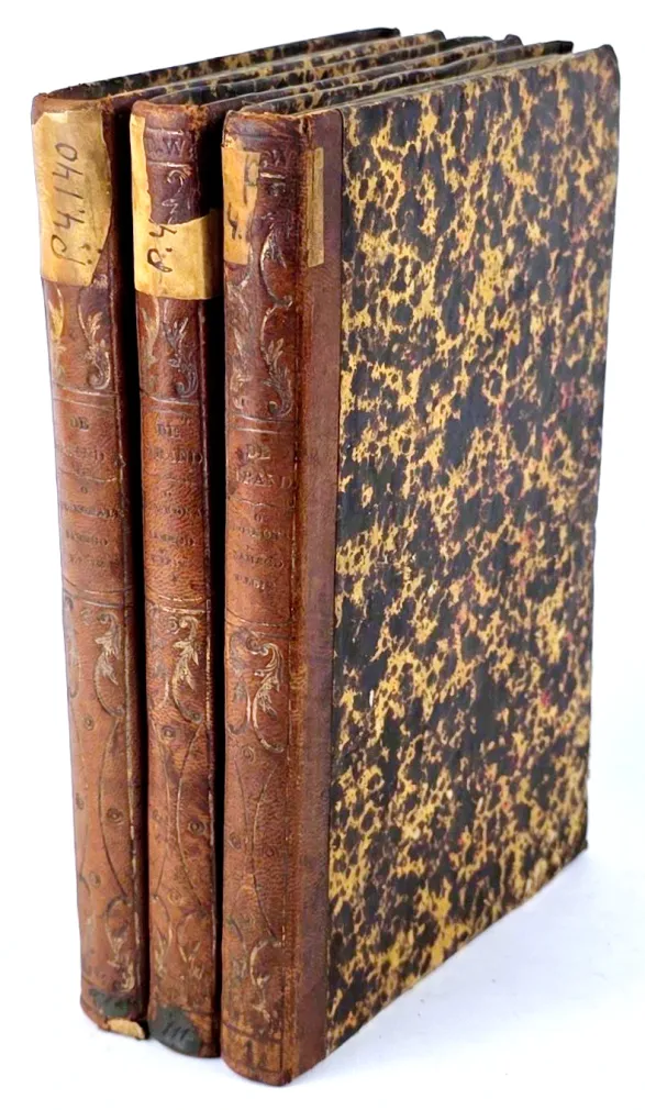 GÉRANDO -  O UDOSKONALENIU MORALNÉM CZYLI O UKSZTAŁCENIU SAMEGO SIEBIE T. I–III [komplet w 3 wol.]. Mińsk 1855