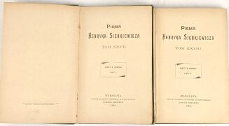 SIENKIEWICZ- LISTY Z AFRYKI 1901r.  Część I-II. Oprawa Karol Wójcik - 3