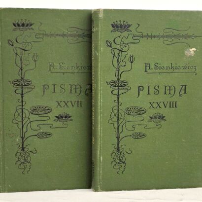 SIENKIEWICZ- LISTY Z AFRYKI 1901r.  Część I-II. Oprawa Karol Wójcik