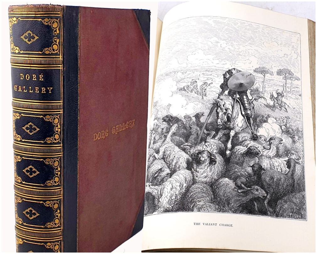 GUSTAVE DORE GALLERY 250 drzeworytów