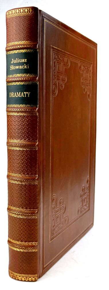 SŁOWACKI - DRAMATY ilustr. Szancer 1952r., luksusowa skóra