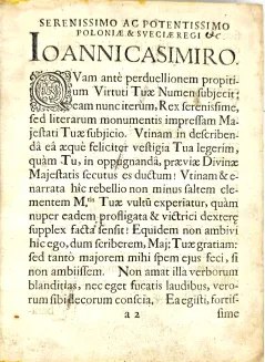 [JEDNA Z NAJWCZEŚNIEJSZYCH DRUKOWANYCH RELACJI HISTORYCZNYCH DOTYCZĄCYCH POWSTANIA CHMIELNICKIEGO I WOJNY POLSKO-KOZACKIEJ] PASTORIUS - BELLUM SCYTHICO-COSACICUM - 5